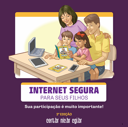 Capa do guia para pais, mães, responsáveis e educadores