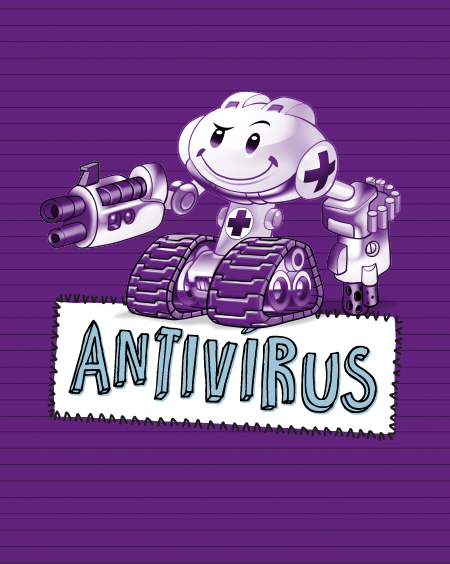 Personagem para montar - Antivirus