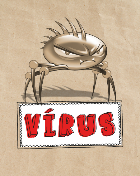 Personagem para montar - Virus